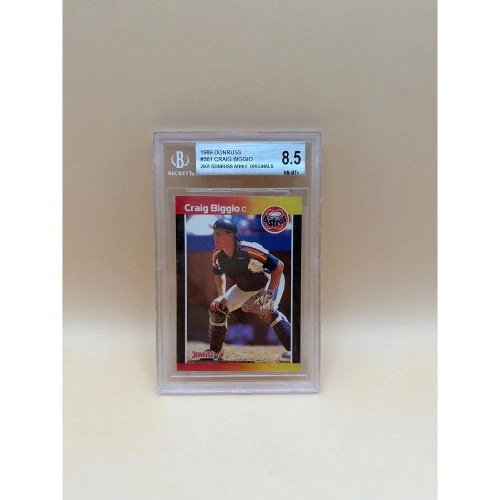 2001 Donruss Anniversary Originals 1989 Craig Biggio #561 BGS 8.5 NM-MT+ Astros